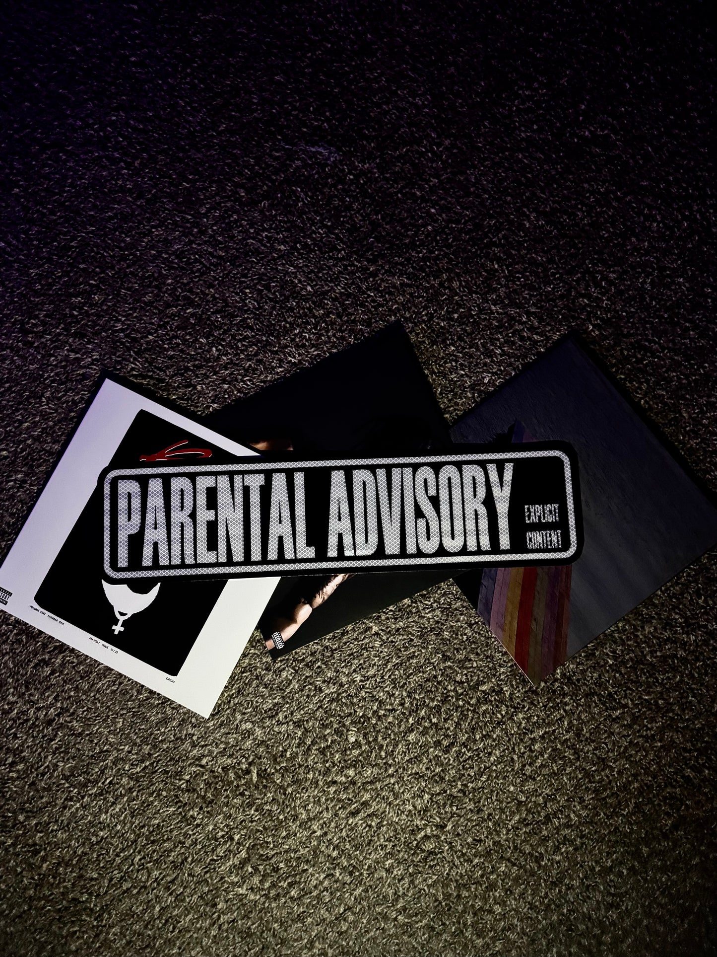 “PARENTAL ADVISORY” Street Sign